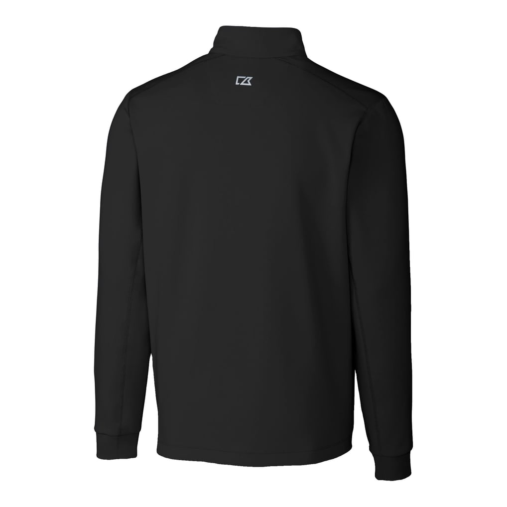  LA Galaxy Cutter & Buck Traverse Stretch Eco Quarter-Zip Pullover Top - Black